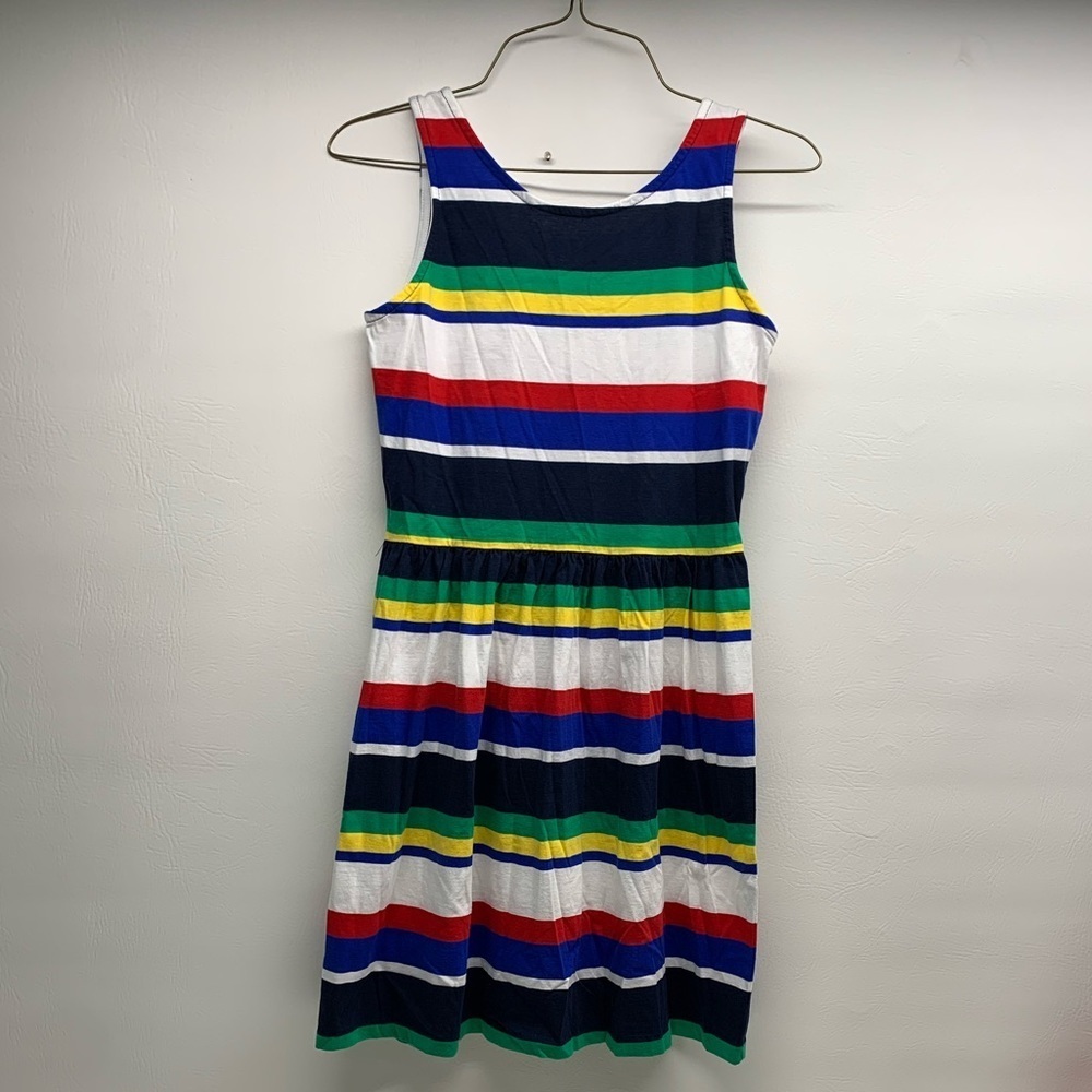 Polo Ralph Lauren girls striped dress size L(12/14) multicolor sleeveless